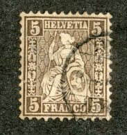 3803  Swiss 1862   Mi.#22a  (o)  Scott #43  Cat. .80€ -Offers Welcome!- - Used Stamps