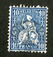 3833  Swiss 1862   Mi.#23  (o)  Scott #44  Cat. 1.€ -Offers Welcome!- - Used Stamps