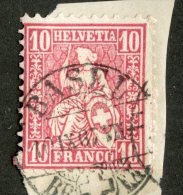 3855  Swiss 1867   Mi.#30 (o)  Scott #53  Cat. 2.€ -Offers Welcome!- - Used Stamps