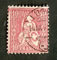 3856  Swiss 1867   Mi.#30 (o)  Scott #53  Cat. 2.€ -Offers Welcome!- - Used Stamps