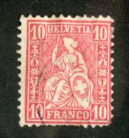 3859  Swiss 1867   Mi.#30 (o)  Scott #53  Cat. 2.€ -Offers Welcome!- - Used Stamps