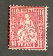 3916  Swiss 1881   Mi.#38 (*)  Scott #62  Cat. 5.€ -Offers Welcome!- - Neufs