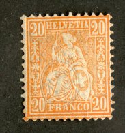 3951  Swiss 1881   Mi.#40 *fault  Scott #64  Cat. .60€ -Offers Welcome!- - Unused Stamps