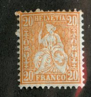 3956  Swiss 1881   Mi.#40 *  Scott #64  Cat. .60€ -Offers Welcome!- - Unused Stamps