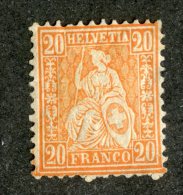 3960  Swiss 1881   Mi.#40 *  Scott #64  Cat. .60€ -Offers Welcome!- - Unused Stamps