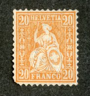 3964  Swiss 1881   Mi.#40 *  Scott #64  Cat. .60€ -Offers Welcome!- - Unused Stamps