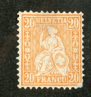 3965  Swiss 1881   Mi.#40 (*)  Scott #64  Cat. .60€ -Offers Welcome!- - Unused Stamps