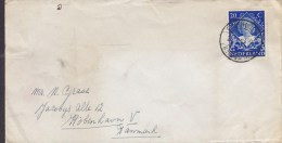 Netherlands GRONNINGEN 1948 Cover Brief To Denmark 20 C. Coronation Juliana Stamp (2 Scans) - Storia Postale