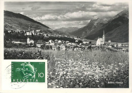 Schuls / Tarasp - Frühlingswiese              1949 - Tarasp