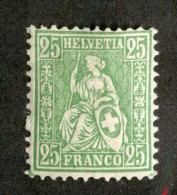 3984  Swiss 1881   Mi.#41 *  Scott #65  Cat. .60€ -Offers Welcome!- - Unused Stamps