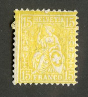 4000  Swiss 1881   Mi.#39 *  Scott #63  Cat. 9.€ -Offers Welcome!- - Unused Stamps