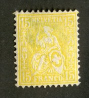 4002  Swiss 1881   Mi.#39 *  Scott #63  Cat. 9.€ -Offers Welcome!- - Unused Stamps