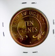 @Y@  Oeganda    Ten  Cents  1966 BU    (2816) - Ouganda