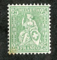 4157  Swiss 1867   Mi.#32a *  Scott #55  Cat. 2.€ -Offers Welcome!- - Neufs