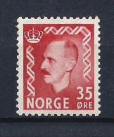 NOR06) NORVEGIA - Re Haakon VII -1950 Unif. N. 327 MNH - Neufs