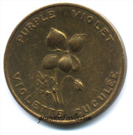 FIORI DEL CANADA NEW BRUNSWICK PURPLE VIOLET 1867 - Monétaires / De Nécessité