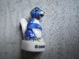 ECUREUIL BLEU SERIE BAMBI ANCIENNE - FEVE BRILLANTE - Disney