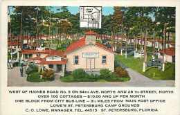 234603-Florida, Saint Petersburg, Lowe´s Camp Grounds, Cottages, Tichnor No 134307 - St Petersburg