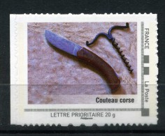Couteau Corse .  Adhésif Neuf ** . Collector " LA CORSE "  2009 - Collectors