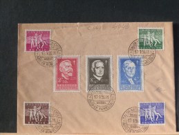 B/4440  SERIE SUR ENVELOPPE  1956 - Other & Unclassified