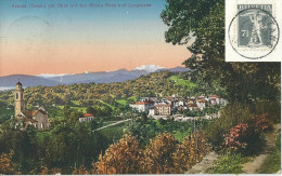 Astano - Mit Blick Auf Den Monte Rosa Und Langensee            1920 - Astano