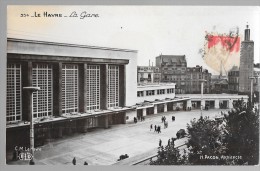 LE HAVRE - La Gare - Carte Glacée - Stazioni