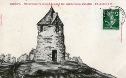 CRECY - Observatoire D´où Edouard III Surveilla La Bataille  - 1908 - - Crecy En Ponthieu