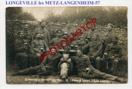 LONGEVILLE Les METZ-Carte Photo Allemande-Guerre 14-18-1WK-France-57- - Metz Campagne