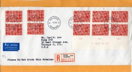 Finland 1958 Air Mail Cover Mailed Registered To USA - Brieven En Documenten