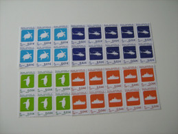 TAAF 2013 SERIE COURANTE  FAUNE P 677/680  * * TORTUE  HELICOPTERE  MANCHOT  BATEAU 10 SERIES - Unused Stamps