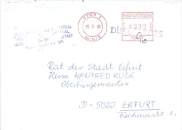 Ungarn Györ TGST 1993 Brief Nach Deutschland - Marcophilie