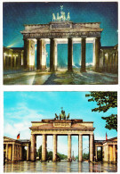 2 ANSICHTEN : BRANDENBURGER TOR - Tag Und Nacht - BRANDENBURG GATE - Day And Night - Brandenburger Deur