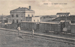 ¤¤   -  SYRIE  -  KATMA    -  La Station Et Le Bazar  -  Gare , Chemin De Fer , Train   -  ¤¤ - Siria