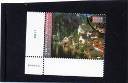 2002 ONU Vienna - Hallstatt - Used Stamps