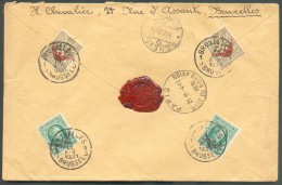 Lettre Affranchie à 4Fr.25 De KEPI/PA En Recommandé De BRUXELLES Le 4-IX-1931 Vers Genève (SiIsse) + (verso) Timbres De - Autres & Non Classés