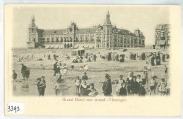 VLISSINGEN * ZEELAND * GRAND HOTEL MET STRAND * ANSICHTKAART * CPA * (3393) - Vlissingen