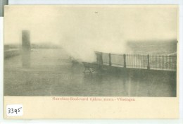 VLISSINGEN * ZEELAND * NOORDZEE-BOULEVARD TIJDENS STORM * ANSICHTKAART * CPA * (3395) - Vlissingen