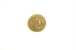 Bouton D'infanterie De Ligne N°20 , Infanterie De Ligne 20 - Boutons