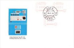 Cuba 1984 Automatenmarken, FDC - Franking Labels