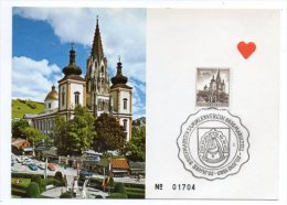 24875-LE-AUTRICHE-Festkarte-20 Jahre Briefmarken-Sammlerverein --Mariazell--------cachet Postal Spécial--numérotée 01704 - Mariazell