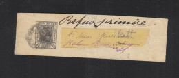 Romania Wrapper 1891 Refused - Lettres & Documents
