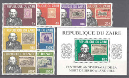Sir Roland Hill COB 1001/08+BL38 1980 MNH - Unused Stamps