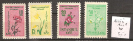 Turquie 1235 à 1238 ** Côte 5.50 € - Unused Stamps