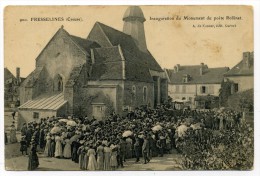 FRESSELINES. Inauguration Du Monument Du Poète Rollinat. - Felletin