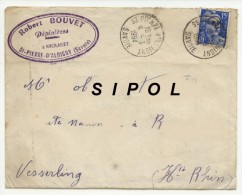 Eneloppe  Et Papier à Lettre Au Cachet De Robert Bouvet  Pépinières Miolanet ST Pierre D Albigny Savoie - Matériel Et Accessoires