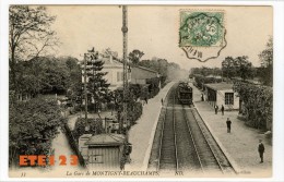 La Gare De Montigny Beauchamps - Beauchamp - Locomotive - Train - Beauchamp