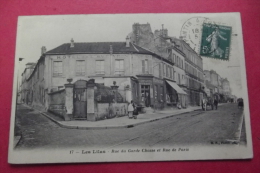 Cp Les Lilas Rue Du Garde Chasse Et Rue De Paris - Les Lilas