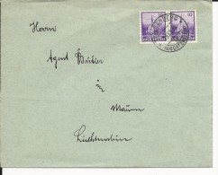 LIECHTENSTEIN - 1934 - ENVELOPPE De TRIESENBERG Pour MAUREN - Cartas & Documentos