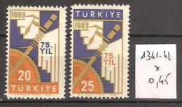 Turquie 1341-1342 * Côte 0.45 € - Unused Stamps