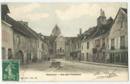 Chaource  (Aube) Rue Des Fontaines - Chaource